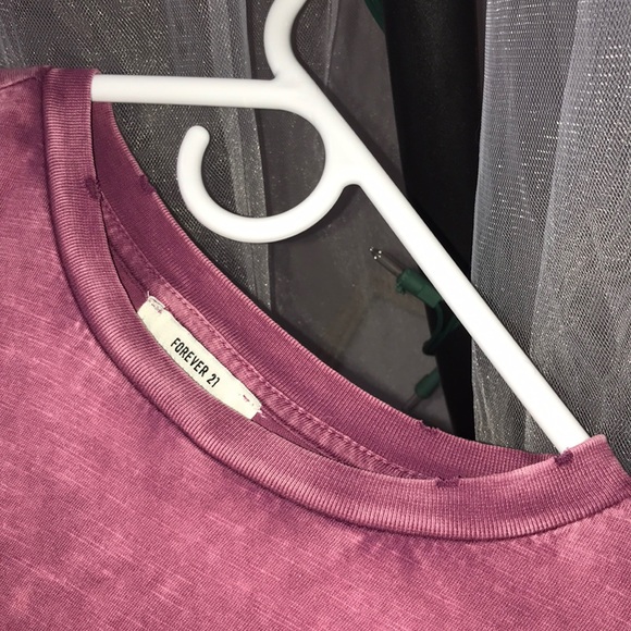 Rustic Magenta Ruffle Tee - Picture 3 of 3